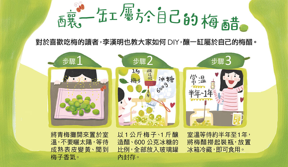 梅醋製作步骤。(製圖/MOOK)