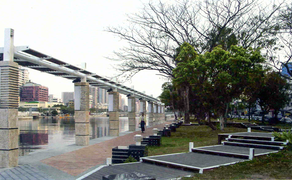 愛河畔的親水空間打造河岸城市新景點