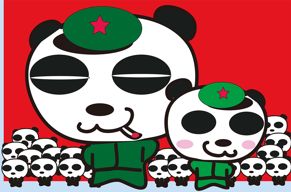 兩隻熊貓來囉