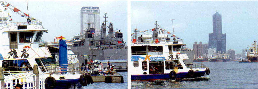 大啖海鮮粥 狂奔上船看軍艦