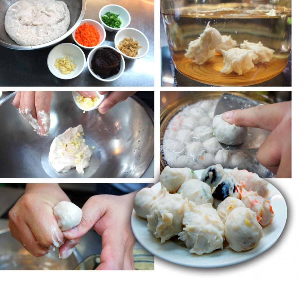 捏魚丸，好吃又好玩。