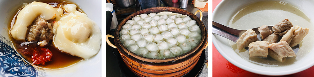 只賣肉圓和提供三種湯的赤山肉圓，有著傳統小吃老店的擇善固執。早餐來碗四神湯配肉圓，開啟美好一天。