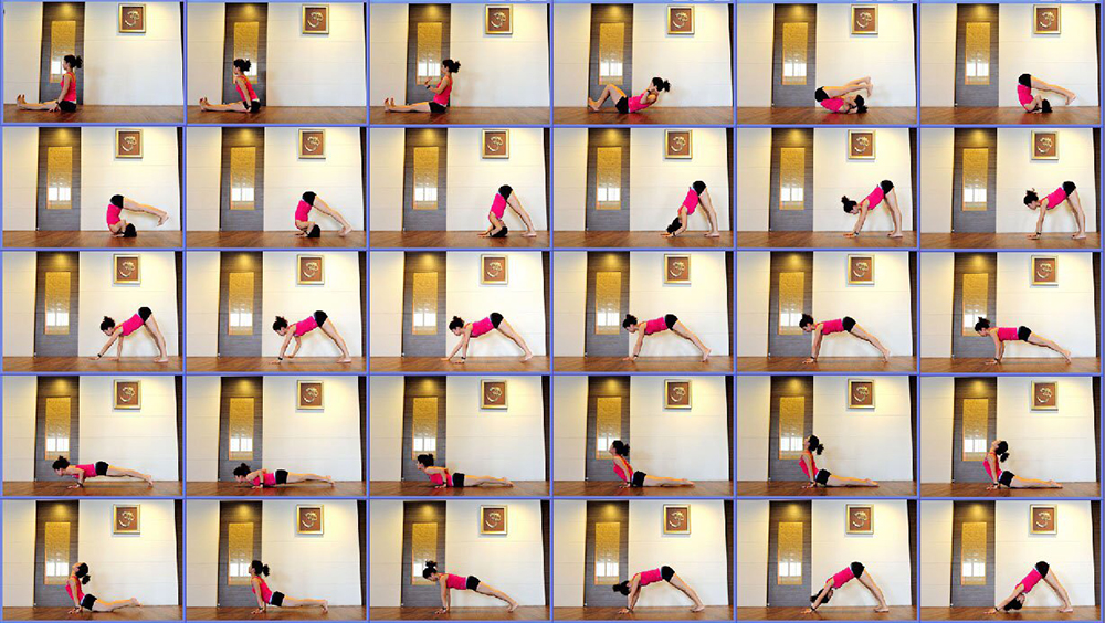 阿斯坦加（Ashtanga）連續體式。（圖片提供／Shri yoga 完美瑜伽會館）