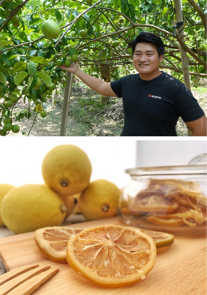悠綠客推出的手作檸檬乾廣受好評。（上：攝影／quava，下：圖片提供／Eureka悠綠客檸檬）