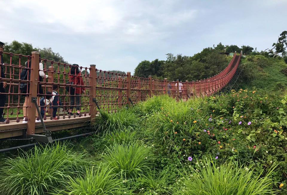 漯底山吊橋。（楊涵妮．攝影）