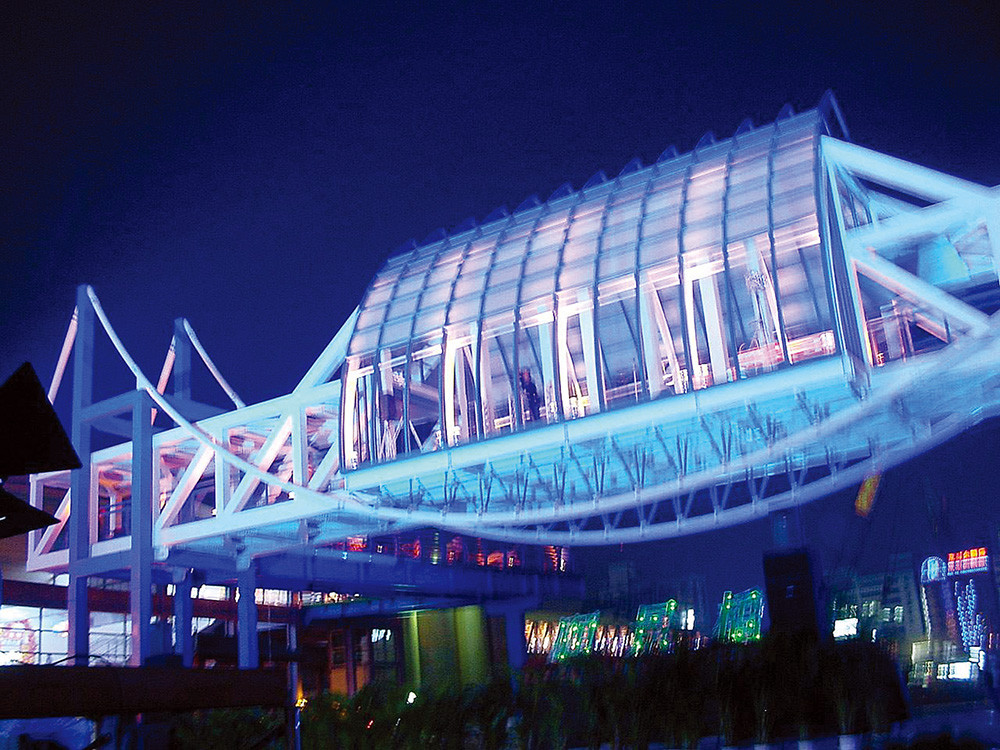 The Bridge of Vision for Kaohsiung near Train Station
