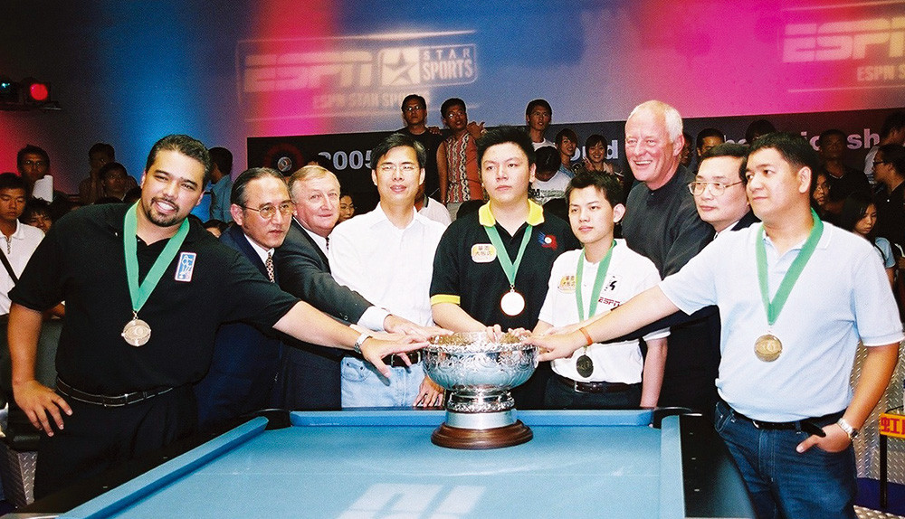 The 2005 Kaohsiung World Pool Championships Caught the attention of 128 expert pool players, worldwide, with a sixteen years old Taiwanese winning the title.
