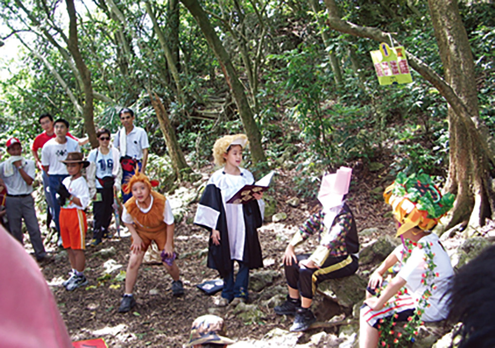 「柴山會」培訓小小志工。照片提供：高雄市柴山會