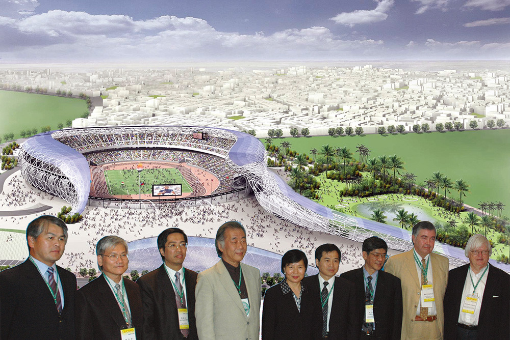 Kaohsiung City Government specially appointed 10 famous international experts and scholars for form a procurement evaluation committee for the 2009 World Games Main Stadium, which is expected to become a new landmark for Kaohsiung. (Courtesy of the Construction Office, Public Works Bureau)