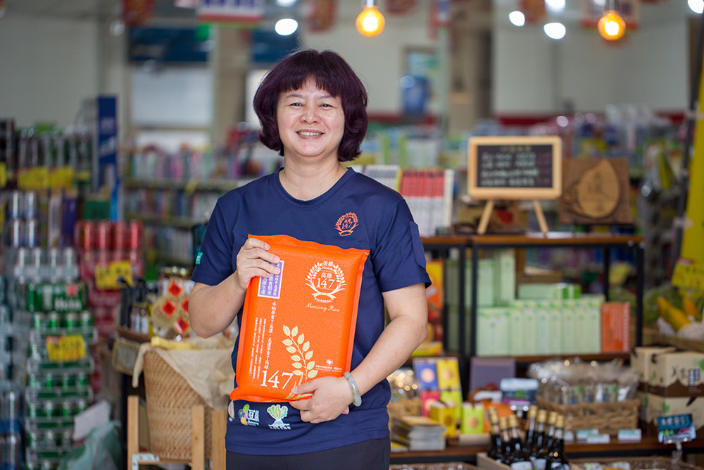 劉美禎推廣在地農產不遺餘力。（攝影／連偉志）