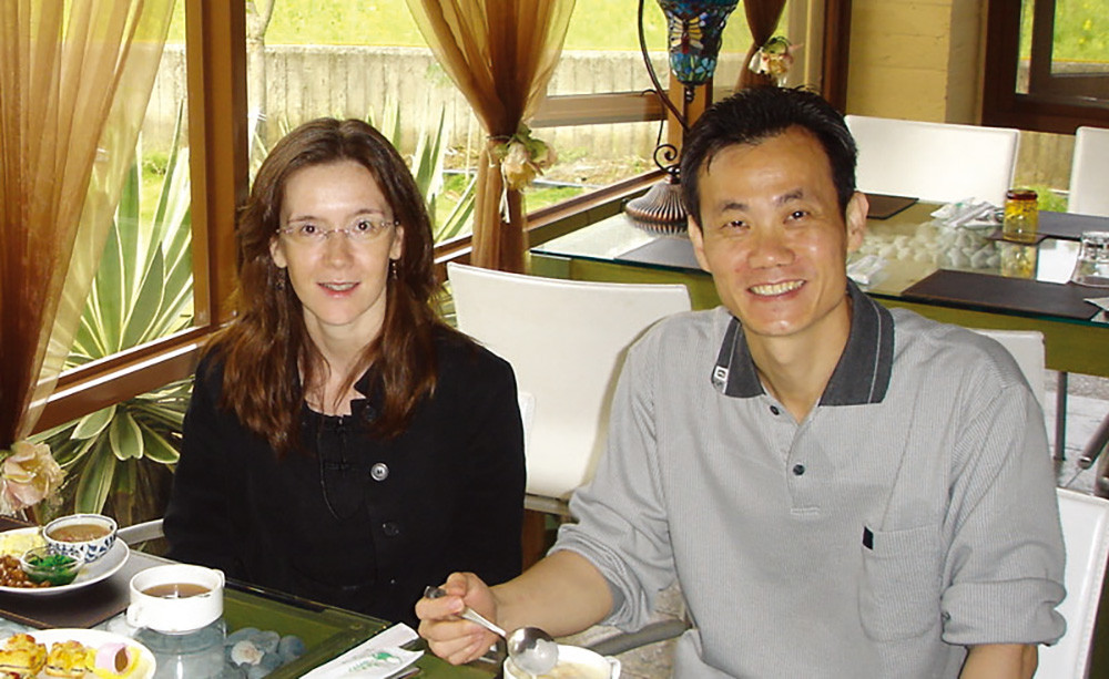 Agnes and her husband De-Hua Shih(Photo Courtesy of Agnes)