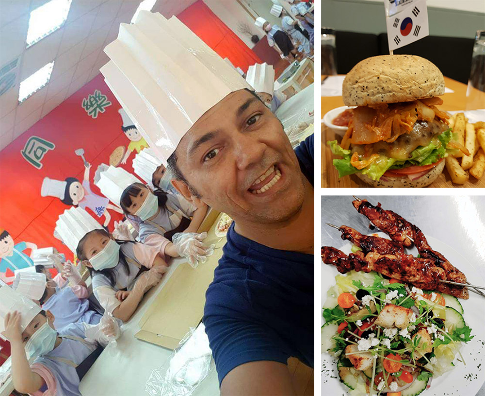 睿文教孩子認識不同國家的食物，希望透過異國料理來傳遞文化的多元性。（圖片提供／睿文）
