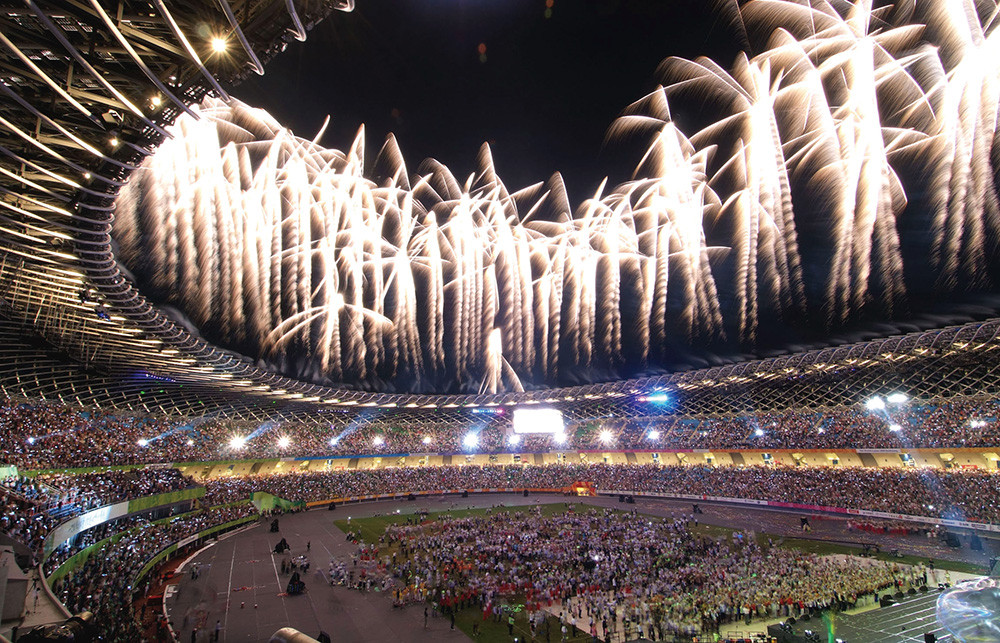 Firework at closing ceremony
