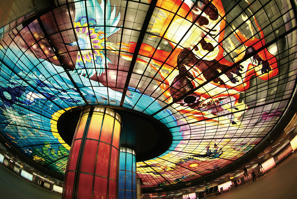  \"Dome of Light\" at Formosa Boulevard Station 