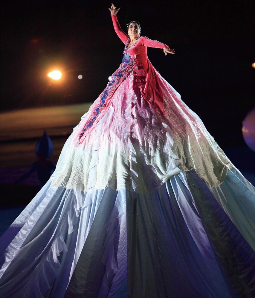 Ms. Cai-E Li\'s performance at the opening ceremony of The World Games 2009 Kaohsiung.