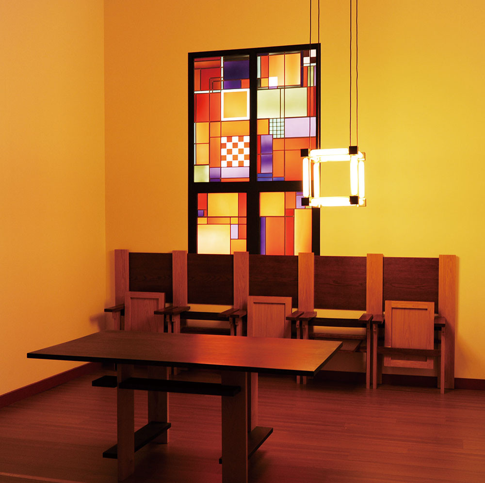 Kaohsiung Museum of Fine Arts, Room 101 now displays the replica of the Dean\'s Office of Walter Gropius.（Photo by Pao Chung-hui）