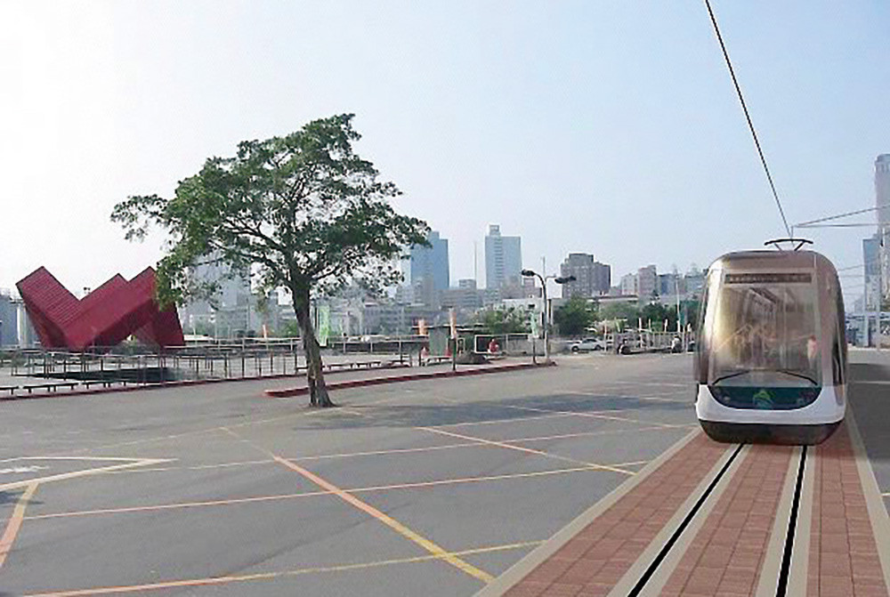 輕軌（模擬圖）