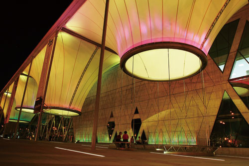 Night time at Dadong Arts Center