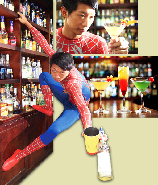  \"Golden Year,\" the cocktail that won grand prize in the 2012 Asian Cocktail Championship