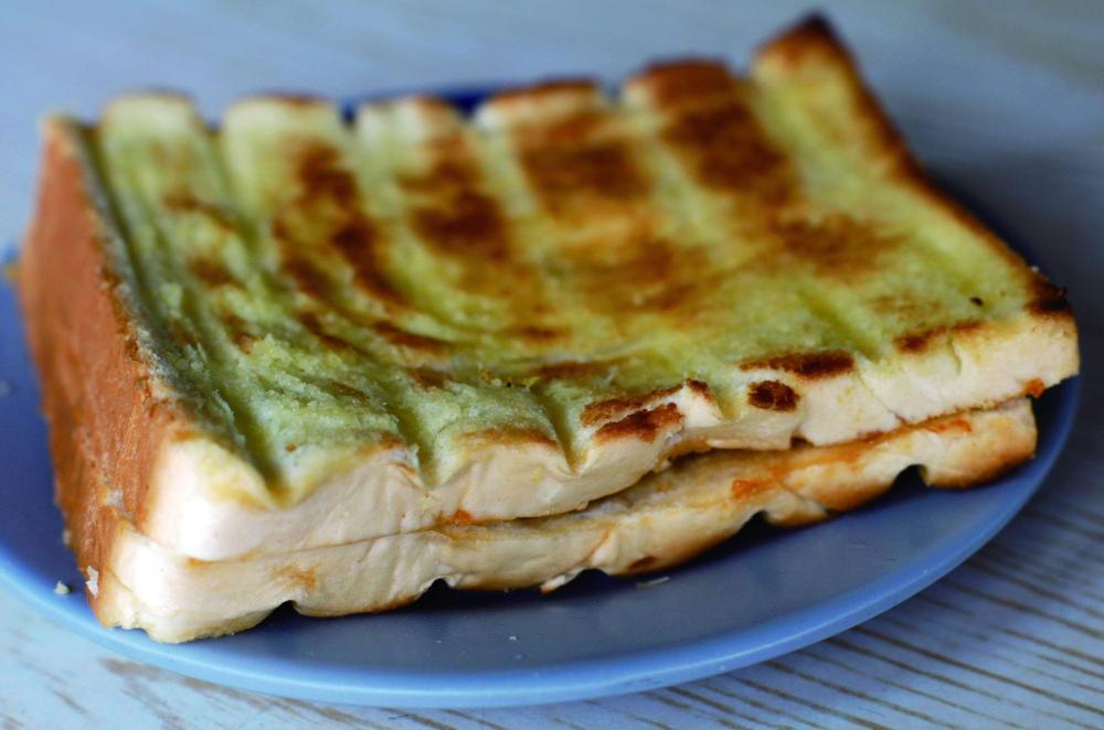 Papaya jam on toast