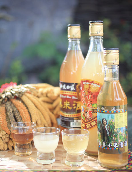 Millet wine products