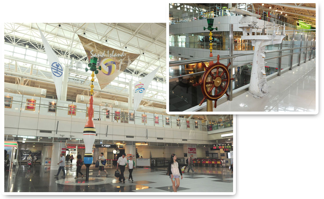 Mall\'s maritime design