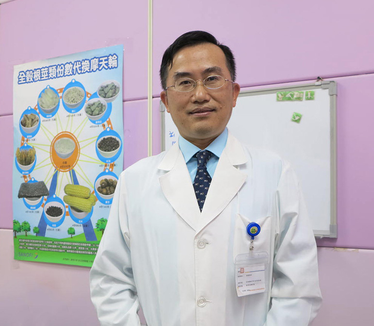 大嘉診所所長吳俊漢。（攝影／張媛榆）