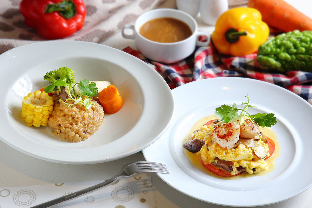 油飯、干貝，早午餐也能好好享用。（攝影／Carter）