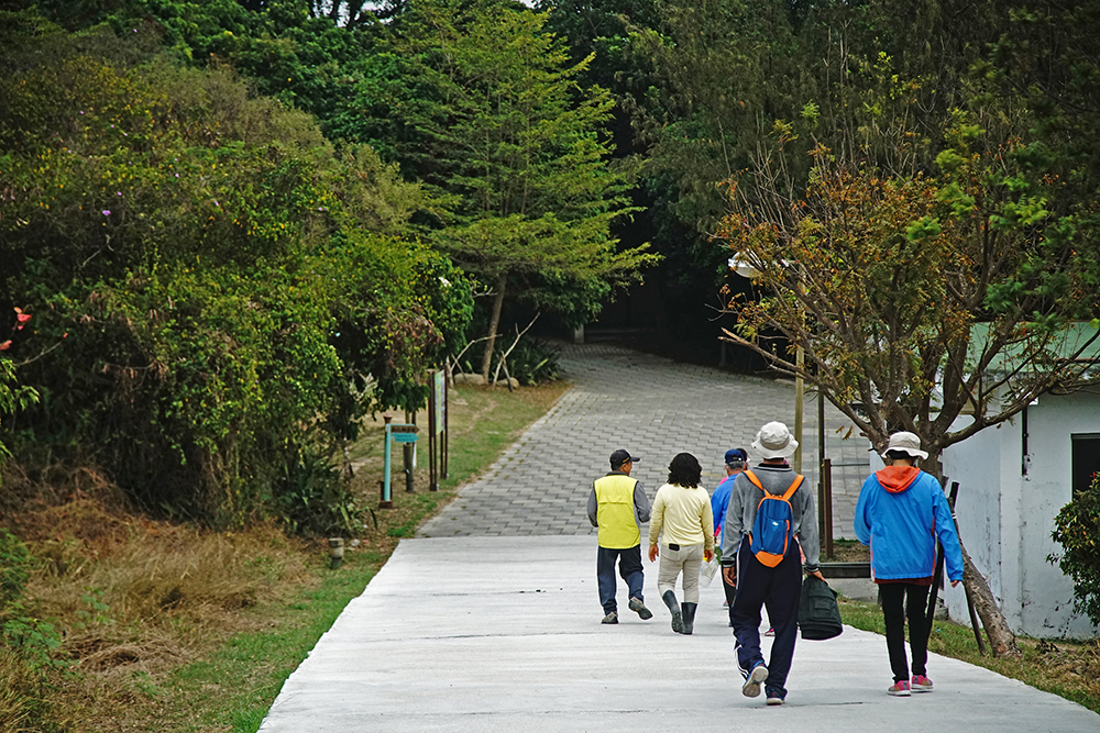 漯底山開放之後，已成為在地居民休閒步道的好去處。（攝影／曾信耀）