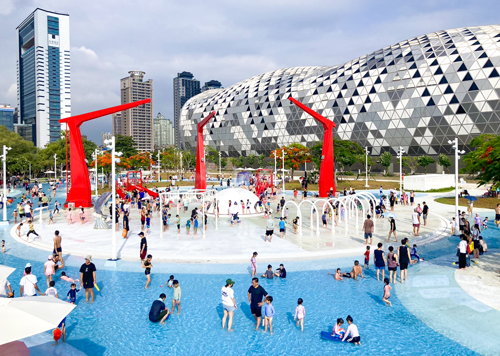 全新的星光水岸公園，將成為高雄休閒新地標。(圖片提供/高雄市政府工務局)