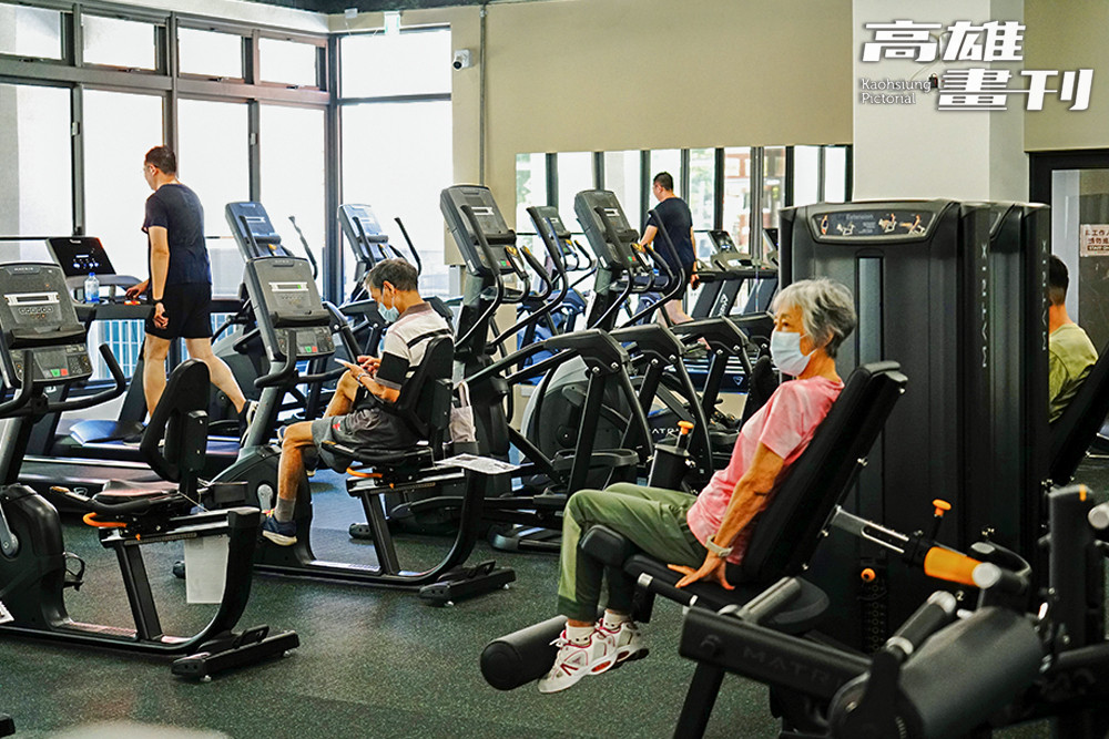 鼓山運動中心場館不只提供運動空間，更希望打造全齡友善的社區健康聚落。(攝影/曾信耀)