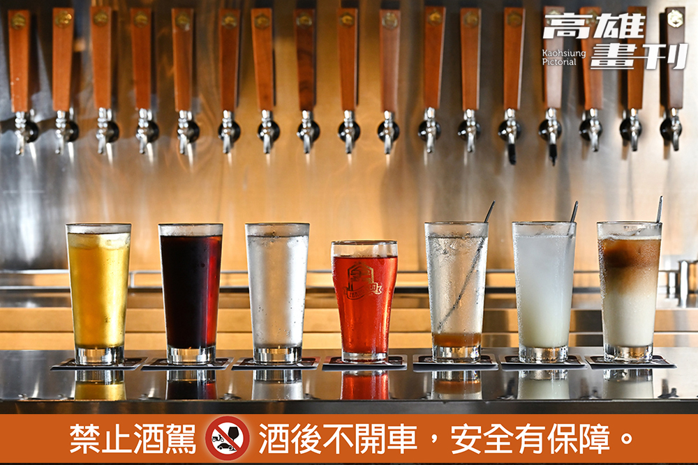 Nicole補充說道，掌門精釀餐酒館也提供代表臺灣風味的康普茶、無酒精飲料，以茶代酒向老師致謝。（攝影/Carter）（攝影/Carter）