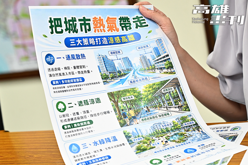 都市發展局透過「都設小學堂」，以淺顯易懂的方式介紹城市降溫的規劃思維。(攝影/Carter)