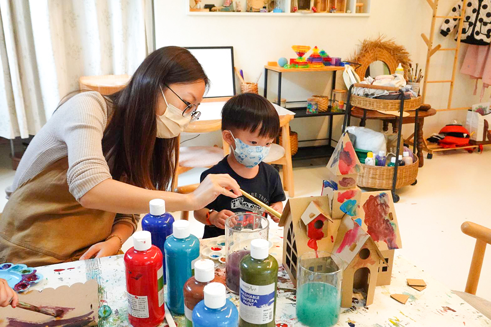 每個孩子都帶著不同的生活經驗而來，森生鼓勵孩子在創作中自由表達，而非追求相同的作品。（圖片提供/森生 Kidfolk）