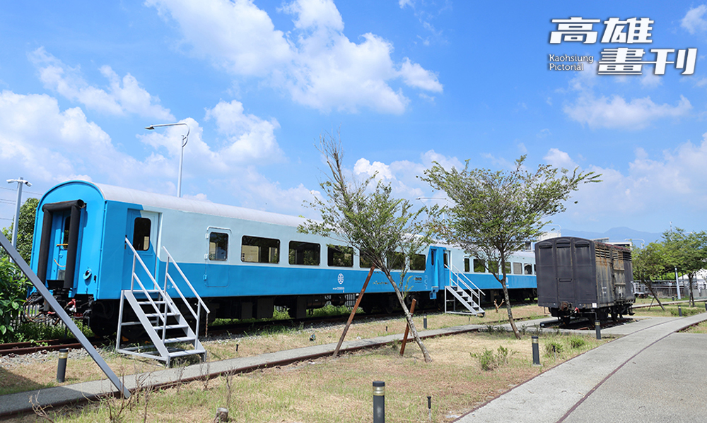 退役的車輛化為潮州機廠區內的文物，靜靜地訴說著過往歷史。（攝影/Carter）