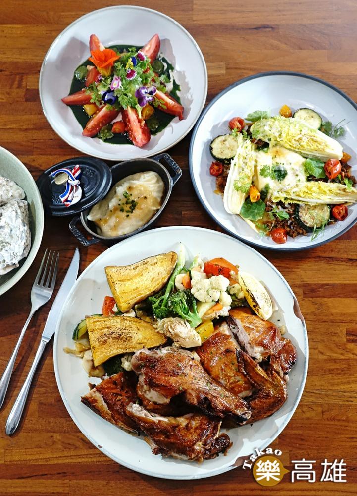 挑食從前菜、主餐到甜點，不斷地以在地食材演繹台魂法菜。（攝影/曾信耀）