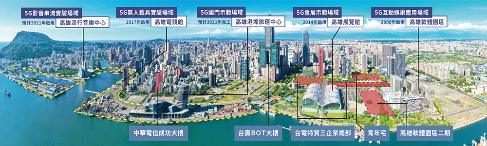 全臺最大5G  AIoT創新開放試驗場域。（圖片提供/高雄市政府經濟發展局）