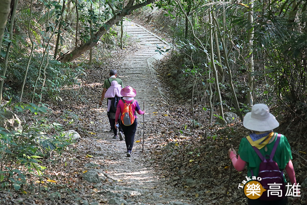 半屏山園區位在高雄市區，不用長途跋涉，就能登山踏青。(攝影/Carter)