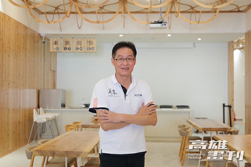 農會總幹事鐘清輝表示：「臺灣的未來在永續，永續的未來在農業。」(攝影/Carter)