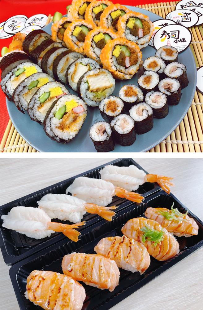 每天新鮮食材現做各種口味新鮮壽司，下午3點市場準時開賣！(圖片提供/壽司小姐)