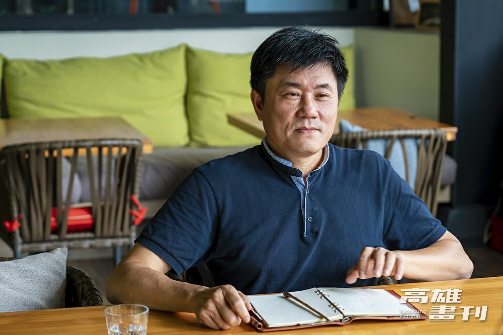 食不二蔬食的創辦人李財明認為蔬食與土地有最直接關聯。(攝影/Cindy Lee)