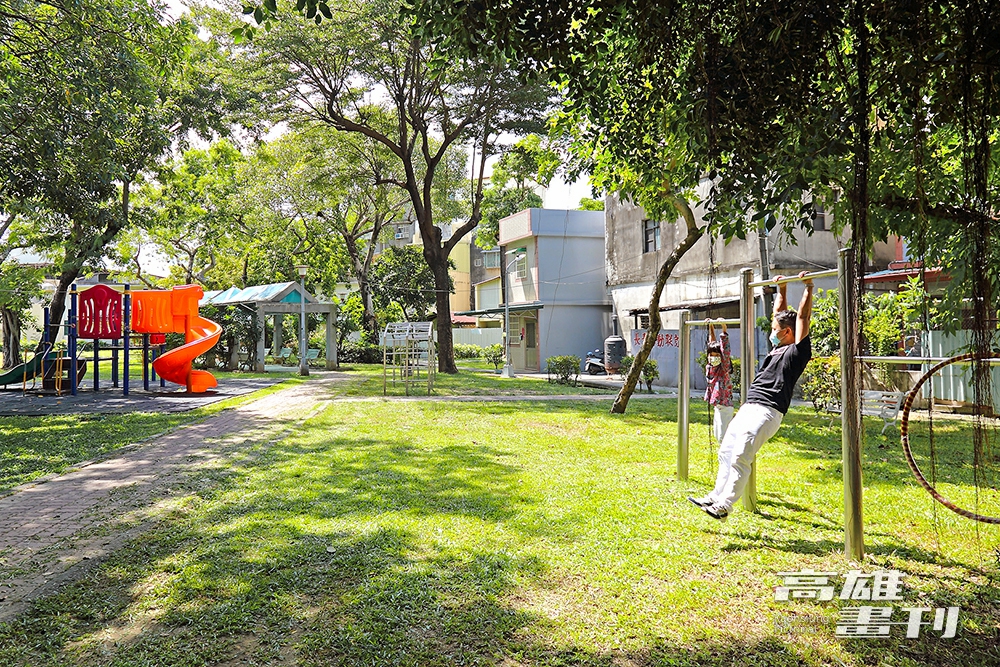 涼爽舒適的鎮陽公園和鎮東公園曾經是運送木材的河道。(攝影/Carter)