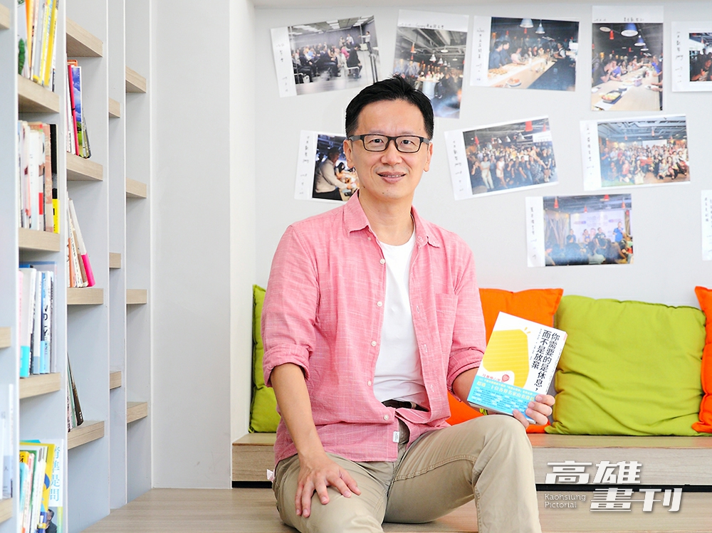 《哇賽心理學》創辦人蔡宇哲認為，只要節目內容能幫助到人，這節目就具有意義，也是最大成就。(攝影/Carter)