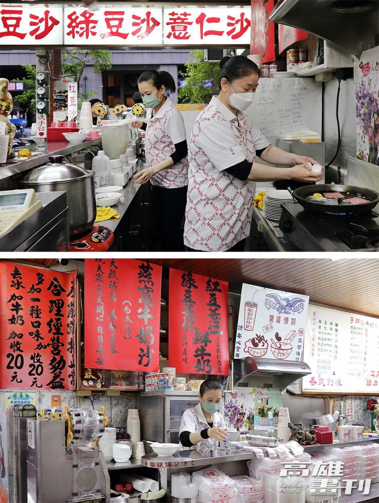 鍾家高雄綠豆湯大王以綠豆湯起家，如今品項多元，連早餐也有賣。(攝影/Carter)