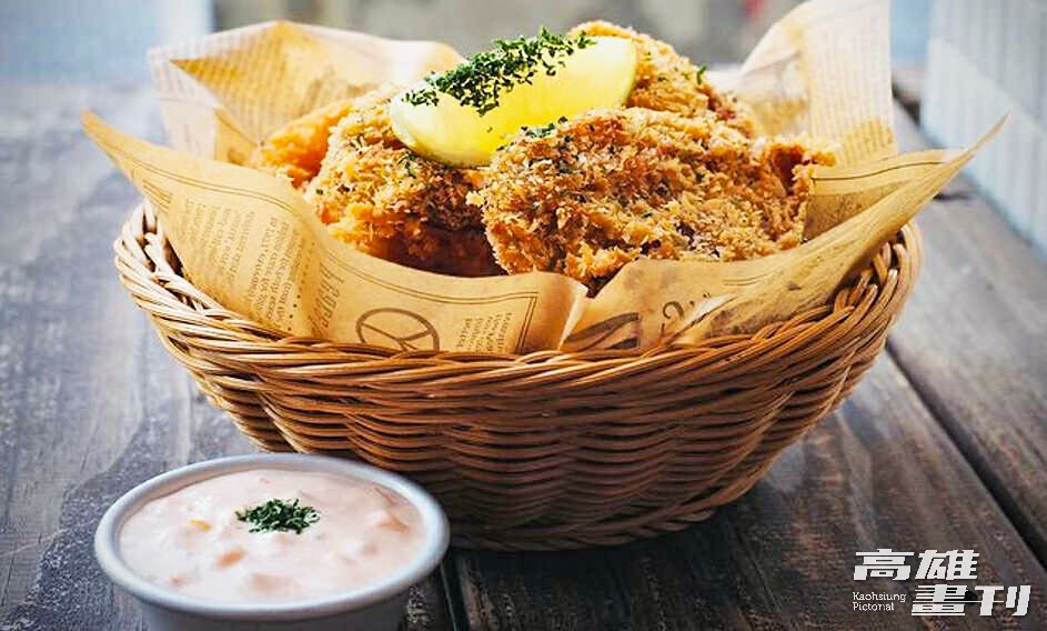 旅行長工頭堅推薦Belfort Bistro貝佛街餐酒坊的料理「漁伕的菜籃」，每日採用新鮮食材製作，可以吃到蟹、蝦、小卷等新鮮海味。(攝影/Carter)