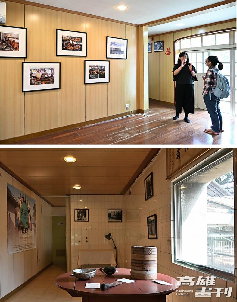 樂群村3號眷舍陳列眷村老照片及欣欣市場影像文物常設展，可預約參觀。 (攝影/Carter) 