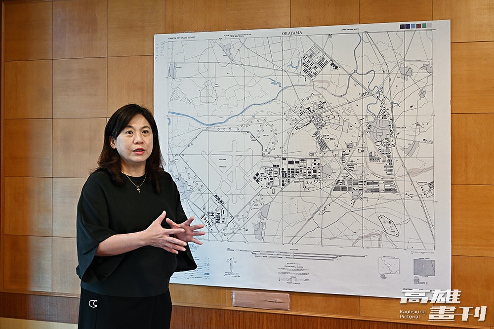岡山眷村文化協會理事張允慧，娓娓道來岡山眷村的故事。(攝影/Carter)