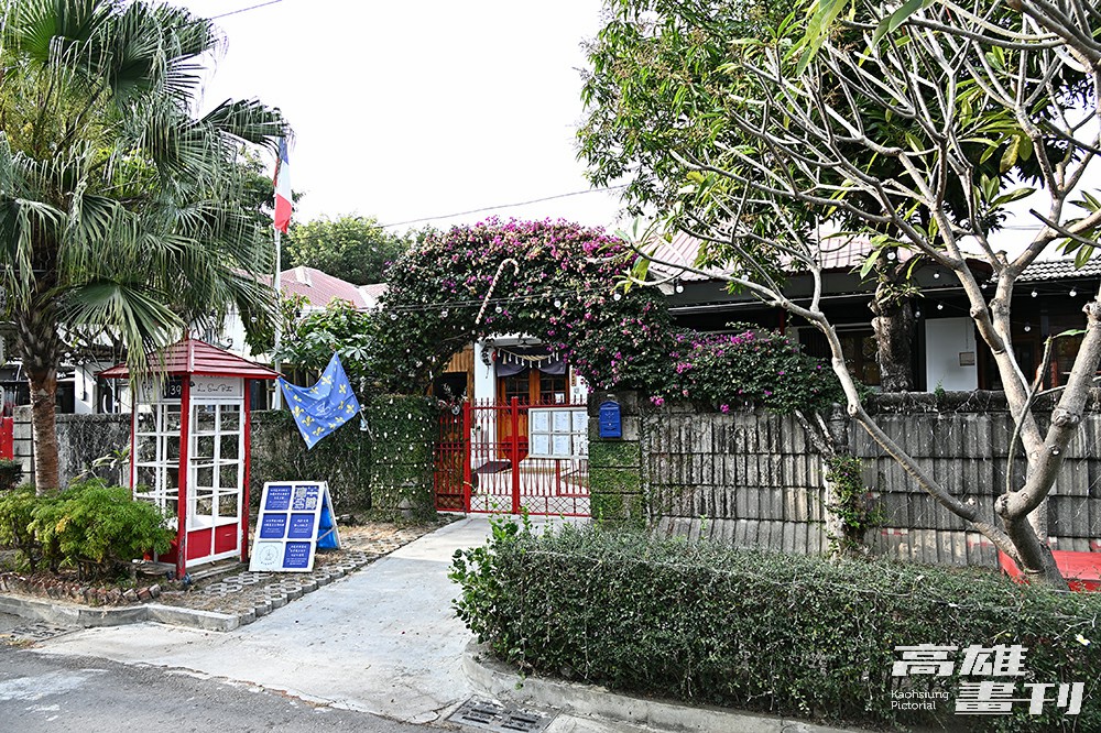 左營建業新村以文化景觀保留下來。(攝影/Carter)
