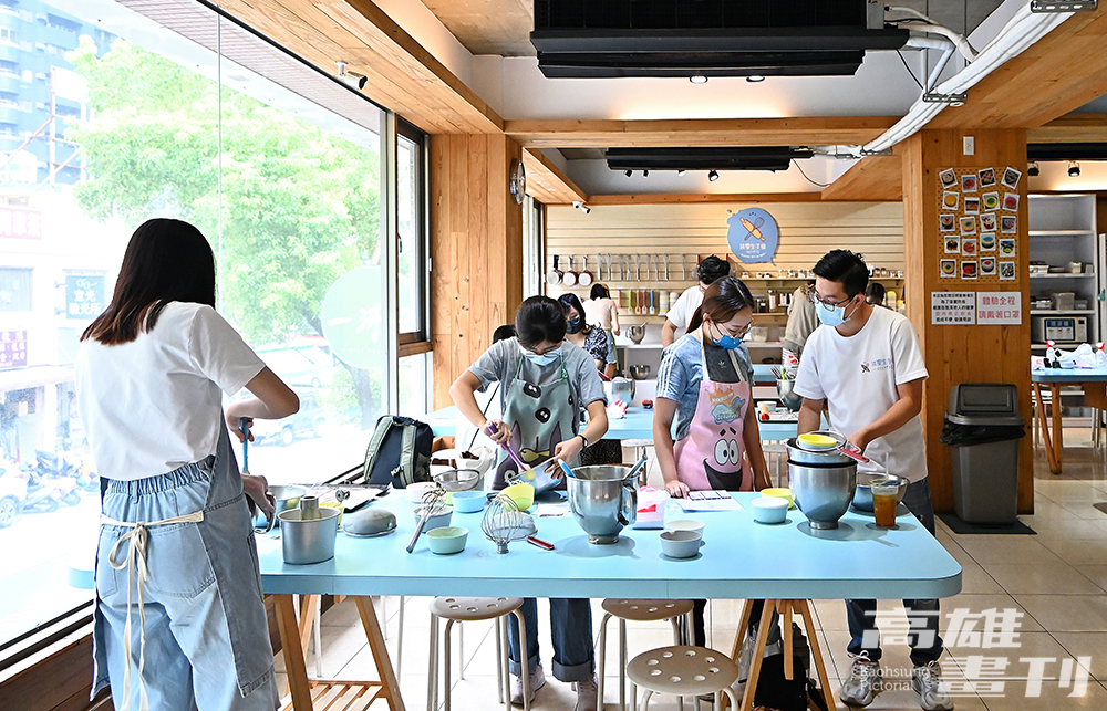 柒零生手做DIY烘焙提供體驗空間而非教學教室。(攝影/Carter)