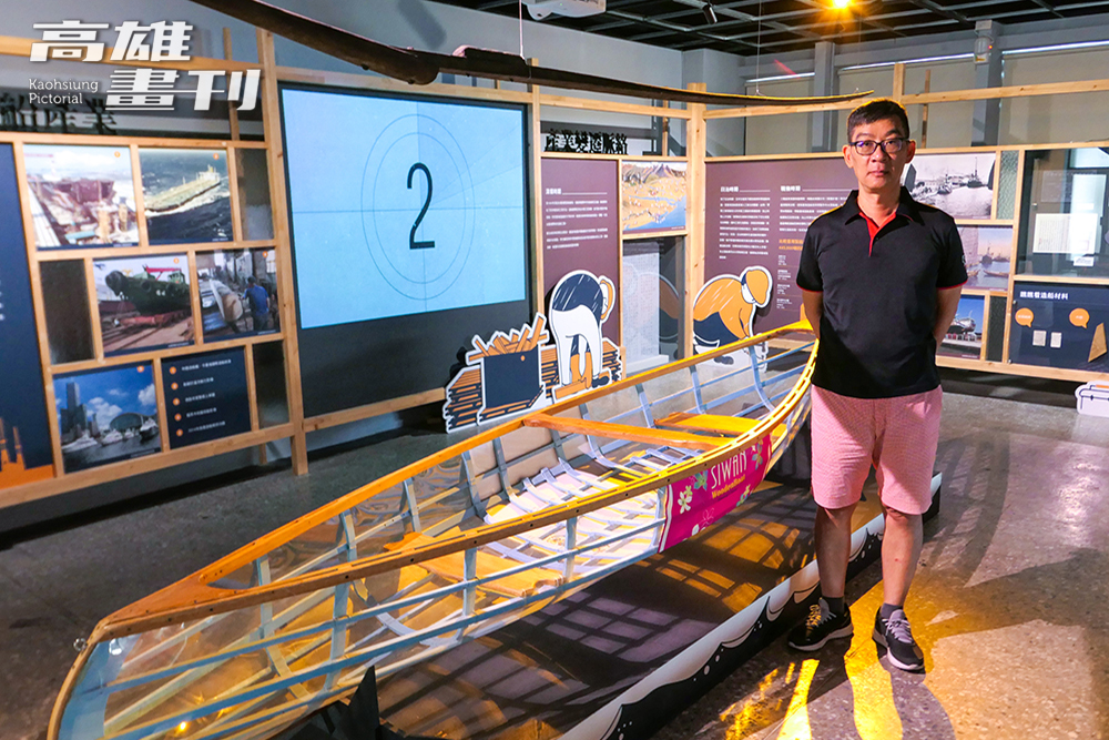 羅國棟創辦「西灣海洋」藉由寓教於樂的自造木舟體驗，推廣海洋文化。(攝影/Naru)